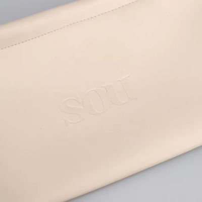 カスタマイズされた色 豪華 レディ PU レザー ドラストリング コスメティック ポケット カスタマイズされたロゴ