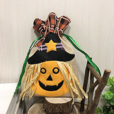 カスタマイズされたカラー ハロウィーンのキャンディ バッグ 引糸 織り通さないクリエイティブ ギフト バッグ