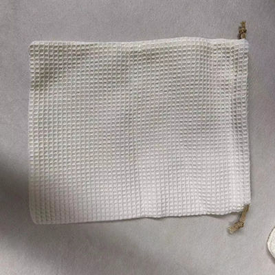 製品 OEM/ODM 受け入れ 皮膚ケア用空白のワッフル織物化粧品保管袋