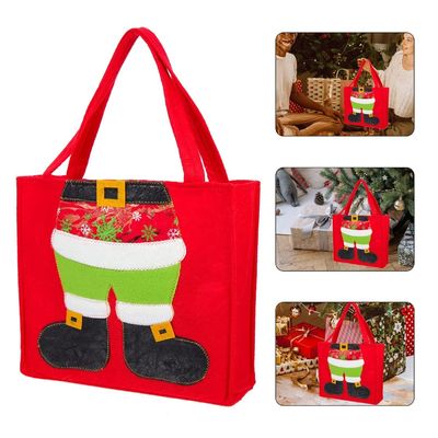 クリスマスプレゼント トートバッグ ハンドル付き カスタマイズされた色とプロフェッショナル製造
