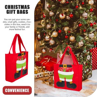 クリスマスプレゼント トートバッグ ハンドル付き カスタマイズされた色とプロフェッショナル製造