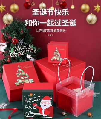 子供のための包装 お菓子 最新のファッション的なクリスマスプレゼント袋 サンタクロースとエルク