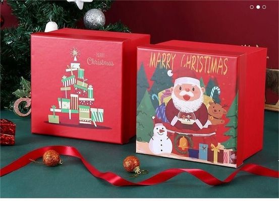 子供のための包装 お菓子 最新のファッション的なクリスマスプレゼント袋 サンタクロースとエルク