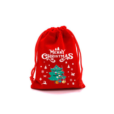 オーダーメイド 巨型 クリスマス バッグ レッド ベルヴェット ドラストリング クリスマス サンタバッグ オーダーメイド ロゴ