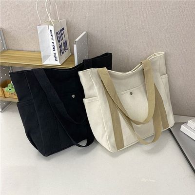 日々の学校生活 男性と女性のためのカスタマイズされたカラー大型キャンバスクロスボディバッグ