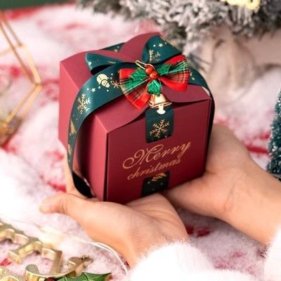 パーソナライズド トーテ バッグ クリスマス 紙 ギフト ボックス リサイクル 素材 の 梱包