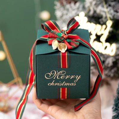 パーソナライズド トーテ バッグ クリスマス 紙 ギフト ボックス リサイクル 素材 の 梱包