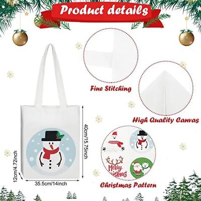 サブライメーション プレゼント装飾用の空白サンタ袋 中型 30-50cm 受け入れられる OEM/ODM