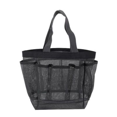 メッシュ ビーチ トート バッグ 女性の化粧品と水着 貯蔵 夏休み