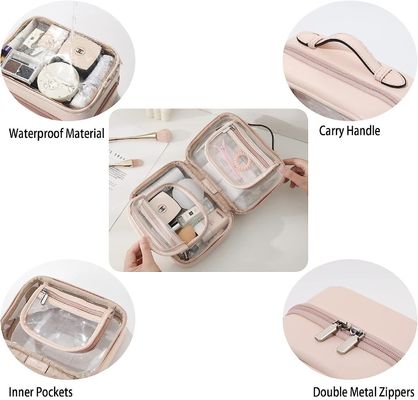 シニアセンス ダブル 化粧品 大容量 防水化粧袋 OEM/ODM 対応