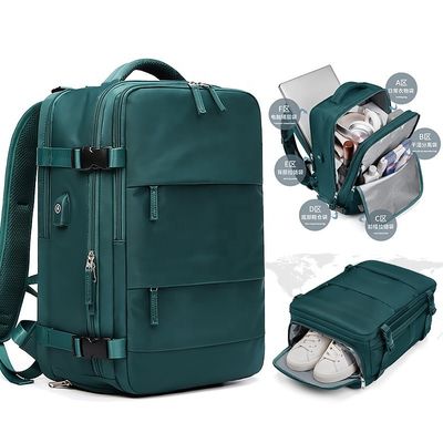 防水 防盗 カスタム ナイロン ポリエステル 旅行 バッグ ラップトップ ビジネス ハイキング バックパック USB 充電ポート