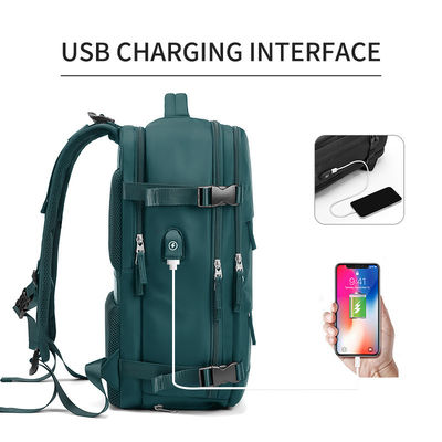 防水 防盗 カスタム ナイロン ポリエステル 旅行 バッグ ラップトップ ビジネス ハイキング バックパック USB 充電ポート