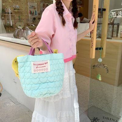 女性用軽量カモフラージュパッファー トートバッグ カスタマイズされた色とOEM/ODM受付