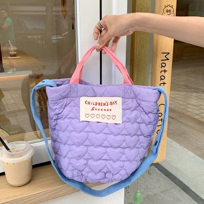 女性用軽量カモフラージュパッファー トートバッグ カスタマイズされた色とOEM/ODM受付