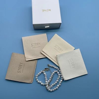 オーダーメイド スウェード ジュエリー ポーチ 環境に優しいブレスレットのための高級パッケージ