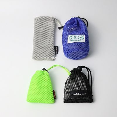 カスタマイズされたカラー 丸い底 ミニ ドラストリング バッグ ヘッドフォンとデータケーブル ストレージ