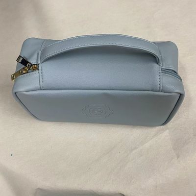 ファッショナブル 大型 メイクアップバッグ 防水革 トイレットリーバッグ 大型 フラット ポータブル 内ポケット 女性用 カスタム化粧品バッグ