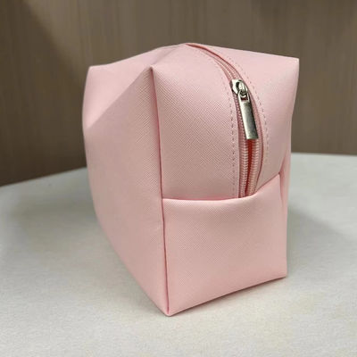 プリント パターン PU 防水 Ziplock 化粧袋 化粧袋 カスタム ピンク キャンディー カラー