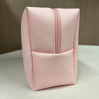 プリント パターン PU 防水 Ziplock 化粧袋 化粧袋 カスタム ピンク キャンディー カラー