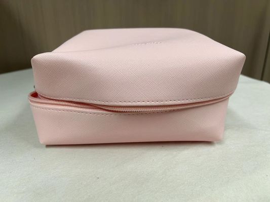 プリント パターン PU 防水 Ziplock 化粧袋 化粧袋 カスタム ピンク キャンディー カラー