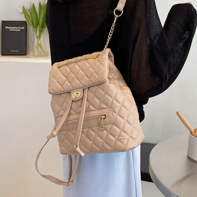 女性用 Zipper 閉ざし リュックパック 豪華 リュックパック ティーンエイジャー 女の子