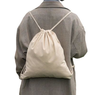 学校バッグ トロッキー コットン ローストリング バックパック カスタム ロゴ印刷とブランド