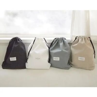 パーソナライズド カラフル キャンバス コットン ドラストリング バッグ 双弦 スタイルのパンチ