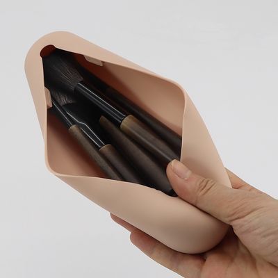 ファッションスタイル カスタマイズされたポータブル シリコン メイク ブラシ ポッチ バッグ 化粧品 保存