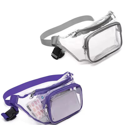 オーダーメイド アウトドア防水 PVC クリア ファニーパック OEM/ODM 移動中の男女に最適