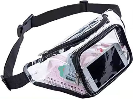 オーダーメイド アウトドア防水 PVC クリア ファニーパック OEM/ODM 移動中の男女に最適