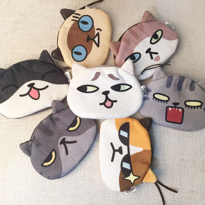 Unisex 3D猫コイン 財布 かわいい ミニプルーシュバッグ 小さい動物形のバッグ