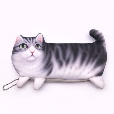 短いアニメ 3D猫財布 2022 かわいい動物 コインバッグ 子供用