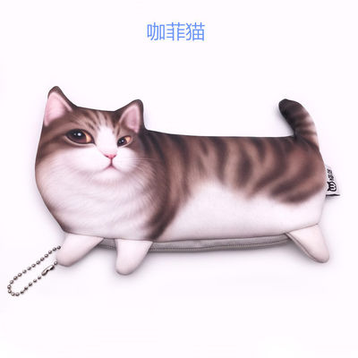 短いアニメ 3D猫財布 2022 かわいい動物 コインバッグ 子供用