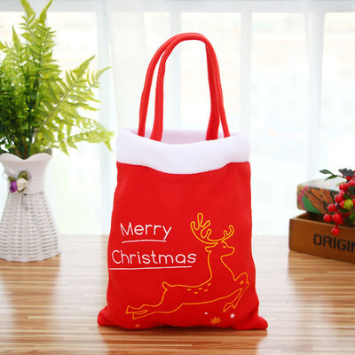 最新のファッションスタイルの 赤ベールテッド 子供のクリスマスバックパック