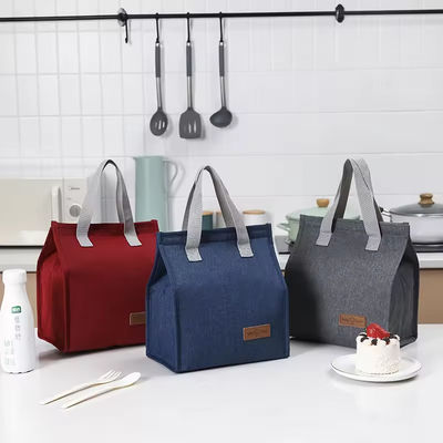 ポリエステル ショッピング ランチ クーラー バッグ シンプルでファッション的な保温用 熱トート
