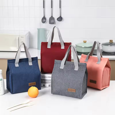 ポリエステル ショッピング ランチ クーラー バッグ シンプルでファッション的な保温用 熱トート