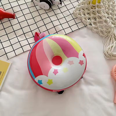 新品 可愛いブックバッグ 2024 カートンバック ドーナツ ゴムシェル 学校バッグ 日常生活