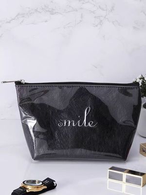 固いパターンとカスタマイズされたカラーオプションの旅行に優しい防水化粧品バッグ