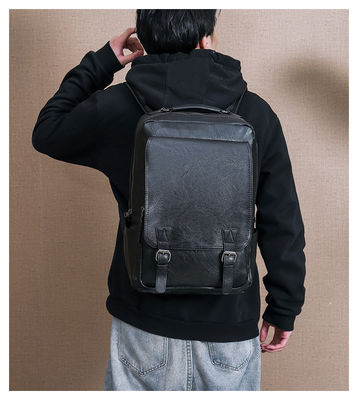 受け入れられるOEM/ODM PU革 男性用ラップトップ バックパック
