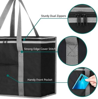 食品 オーダーメイド ロゴ リユースタブル トートバッグ 断熱冷却器 食料品の買い物用の赤ちゃんミルクバッグ