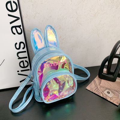 オーダーメイド ロゴ 3D うさぎ キッズ 学校 バックパック スカッチ バッグ 可愛い 女の子 バッグ