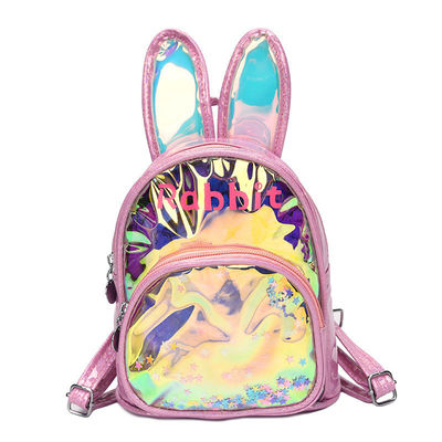 オーダーメイド ロゴ 3D うさぎ キッズ 学校 バックパック スカッチ バッグ 可愛い 女の子 バッグ