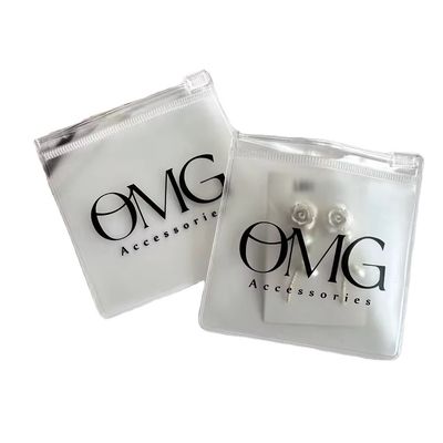 透明なカスタムロゴ パーソナライズされた宝石包装のためのプラスチックジップロック宝石袋