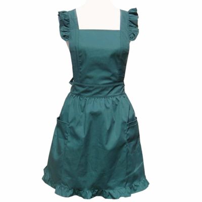 可愛い 可愛い レトロ キッチン 調理用ラッフル 女性用アプロン 女の子用 カスタマイズされた色