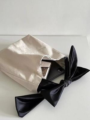 ポリエステル内膜 環境に優しいリサイクル ブラックハンドル カスタムロゴ 印刷 ショッピング トートバッグ