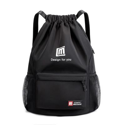 主な素材 キャンバス ストリング リュックパック スポーツ バスケットボール ロゴ