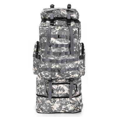 受け入れられるOEM/ODMカモフラージュ パターン 100L 屋外活動用の登山バッグ
