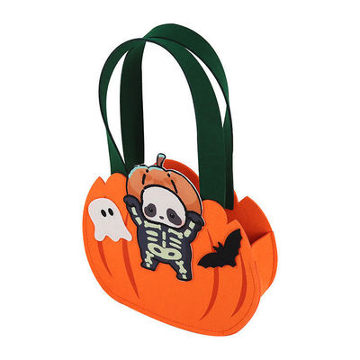 ハロウィーン の 祝い に おける 甘い もの や 玩具 を 集める ため の 毛皮 の かぼちゃ の 形 の バッグ