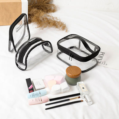 旅行用トイレ用品と美容用品のための中型透明袋