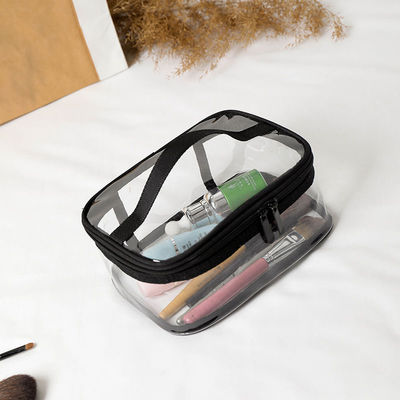 旅行用トイレ用品と美容用品のための中型透明袋